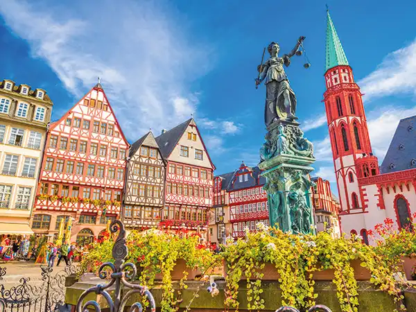 Foto einer Sehenswürdigkeit in Frankfurt.