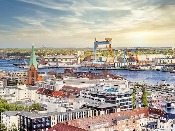 Foto einer Sehenswürdigkeit in Kiel.
