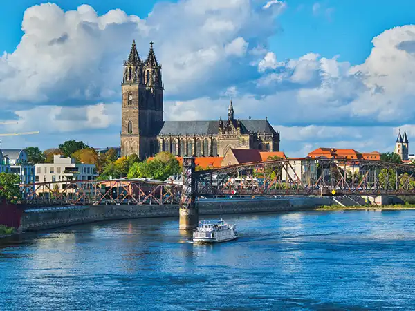 Foto einer Sehenswürdigkeit in Magdeburg.